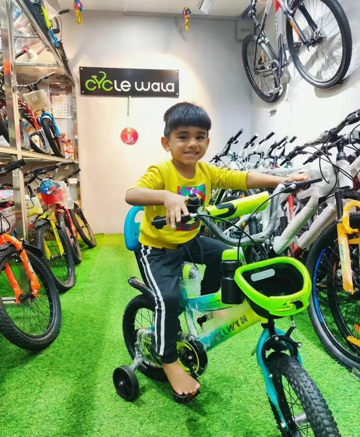 A photo from inside Cycle Wala
